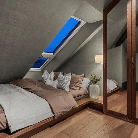 公寓 Luxury Fjord View Penthouse, Terrace And Comfort ! Free Private Parking Spot