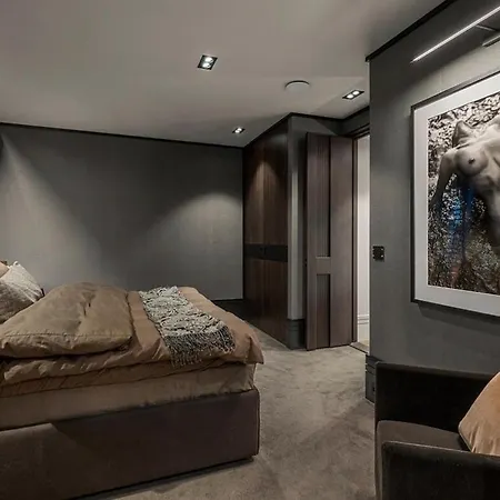 公寓 Luxury Fjord View Penthouse, Terrace And Comfort ! Free Private Parking Spot 特隆赫姆